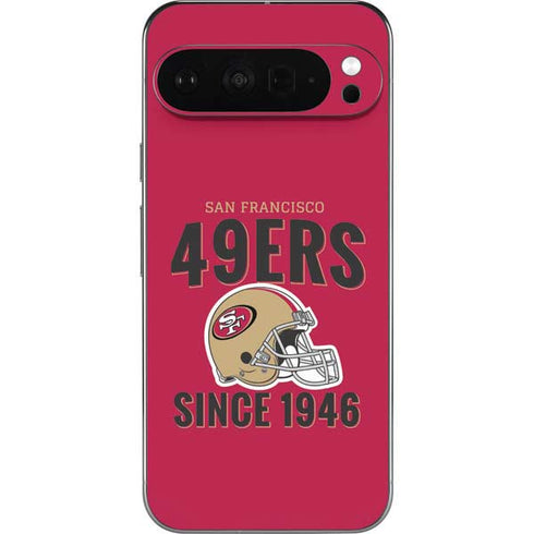 NFL San Francisco 49ers Helmet Pixel 9 Pro XL Skin